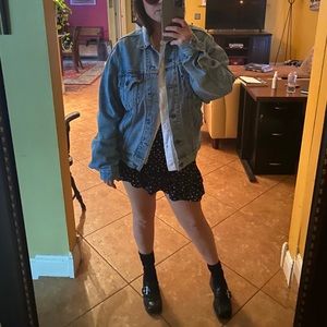 1980s vintage levi denim jean jacket light denim